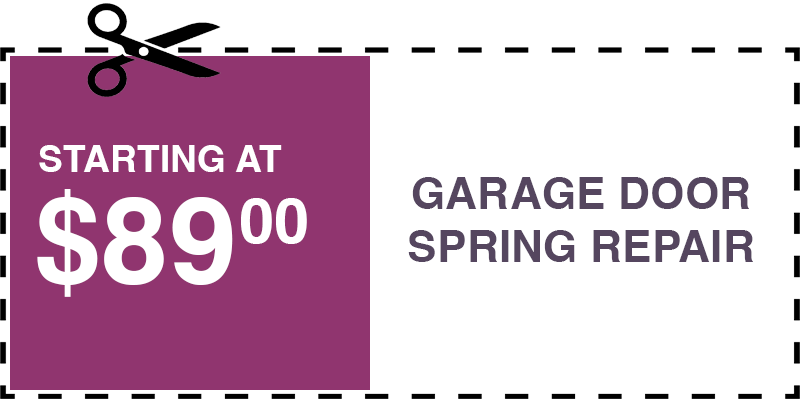 89 garage door SPRING repair Westbury